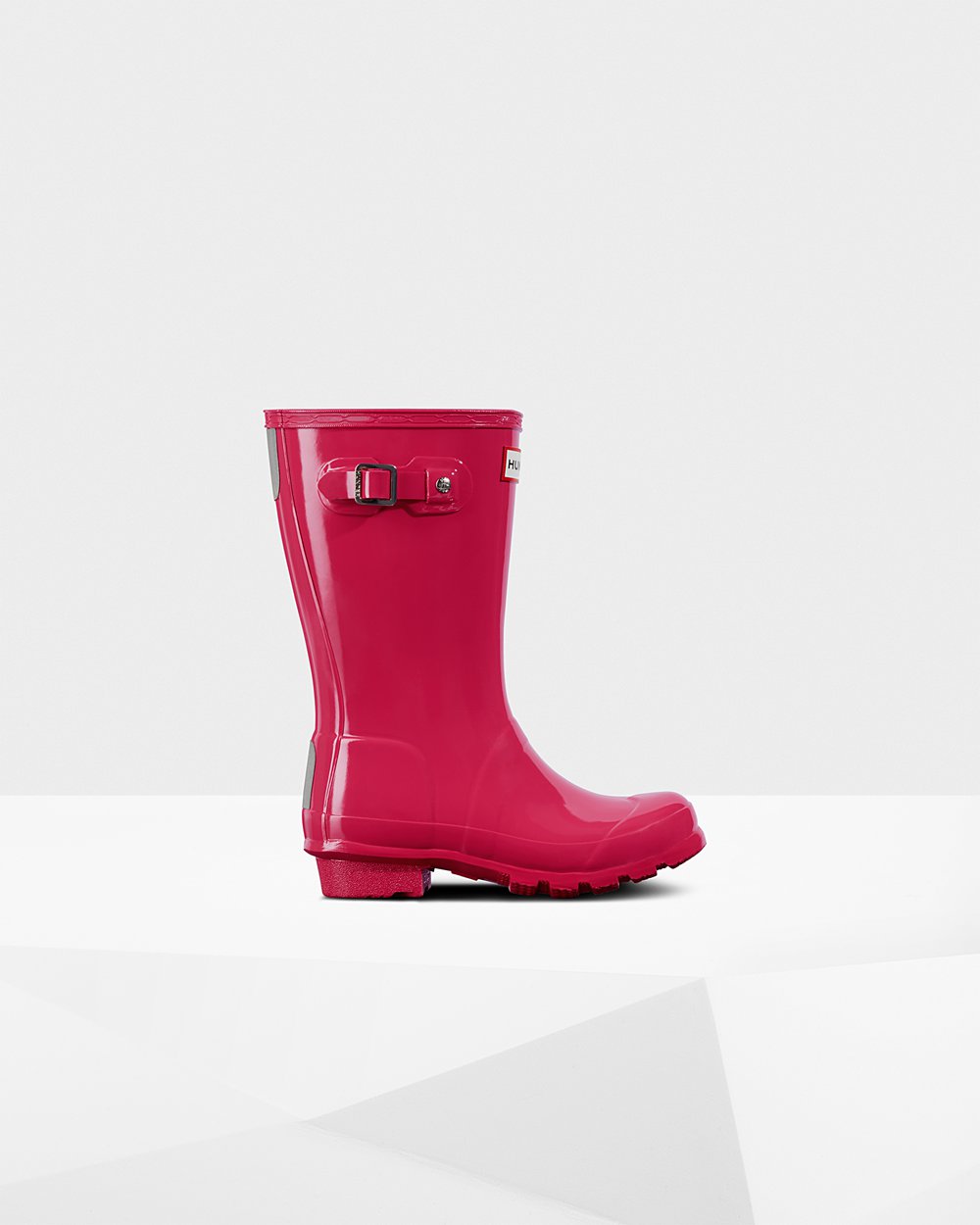 Regenlaarzen Kinderen - Hunter Original Big Gloss - Roze - 87KXZOEJL